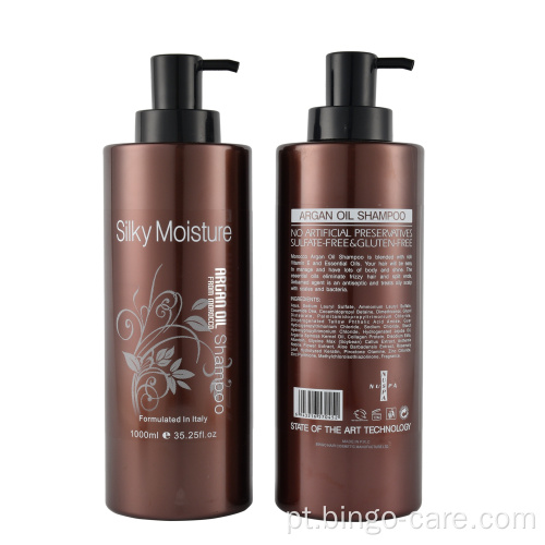 Shampoo de Umidade Silke com Óleo de Argan Smooth Shine